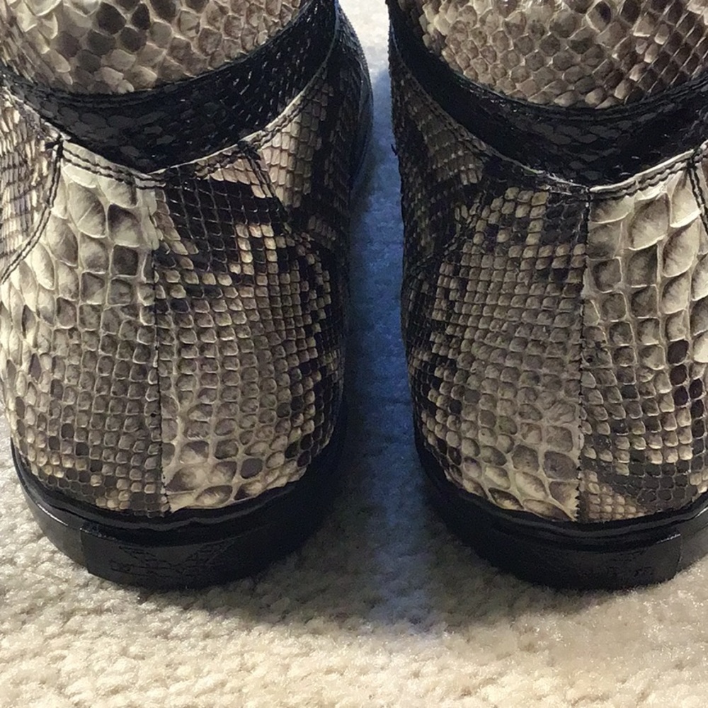 New Beautiful David X Python Skin Fashion Sneaker - image 6